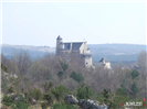 Zamek Bobolice widok ze szlaku Mirów-Bobolice