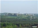 Zamek Olszyn - widok z Gór Towarnych
